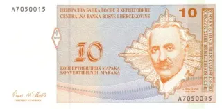 Bosnia and Herzegovina 10 Konvertibilnih, 1998 image